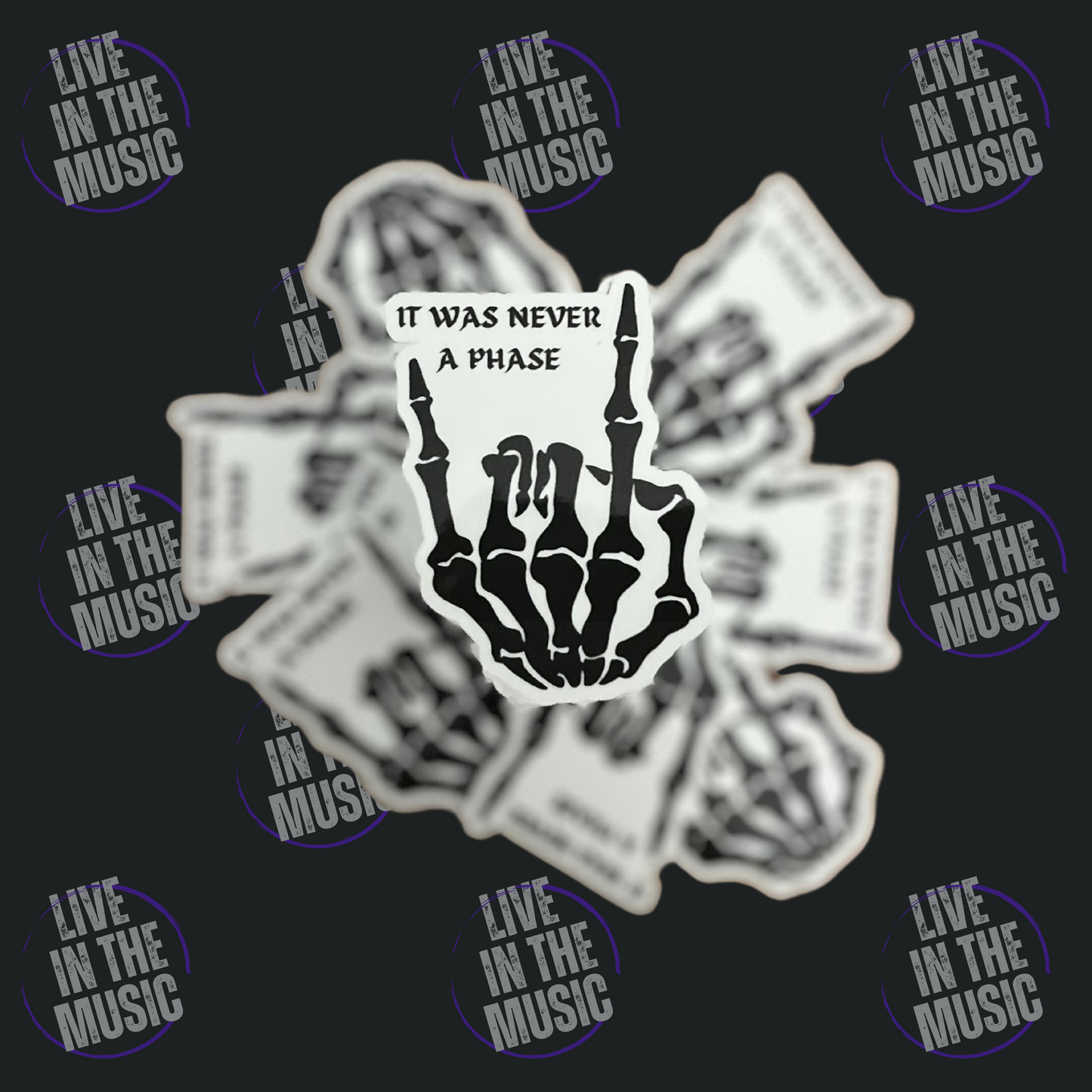 Never A Phase Sticker