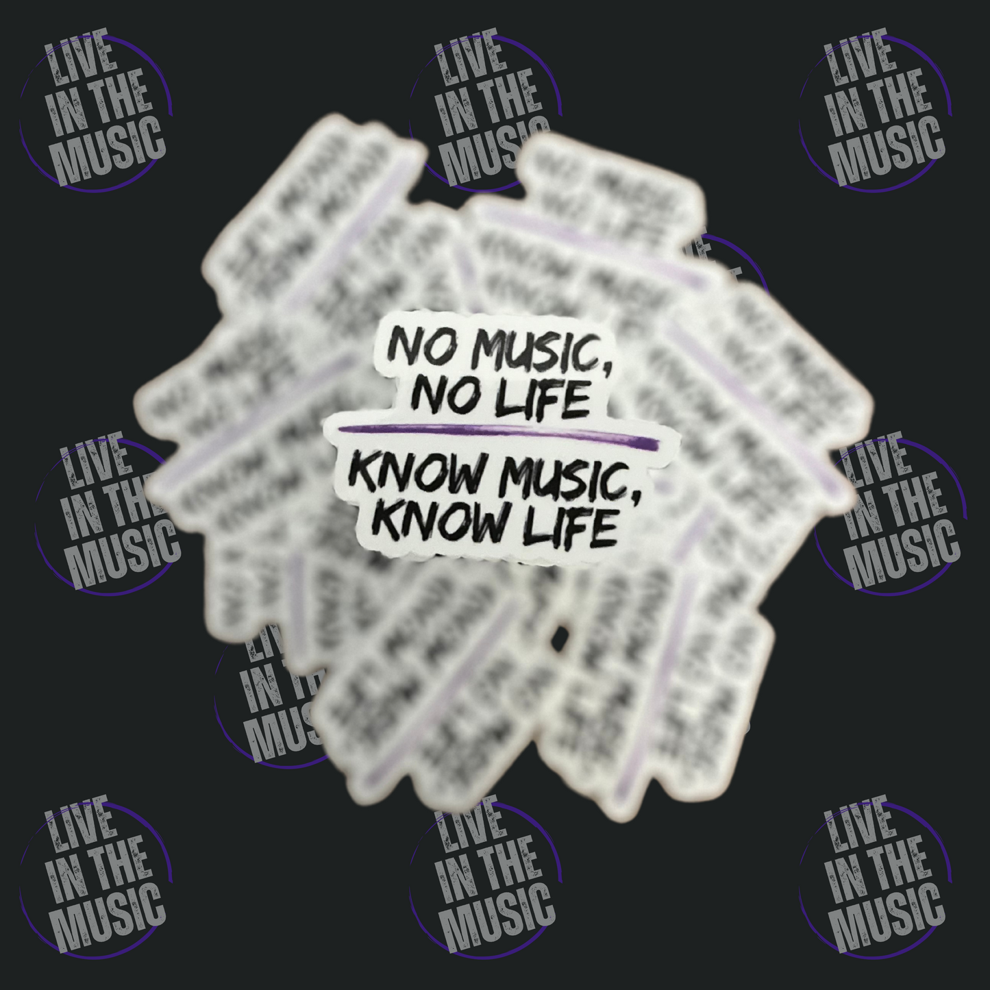 No/Know Music Sticker